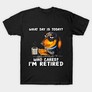 What Day Is Today? Who cares? I'm Retured T-Shirt